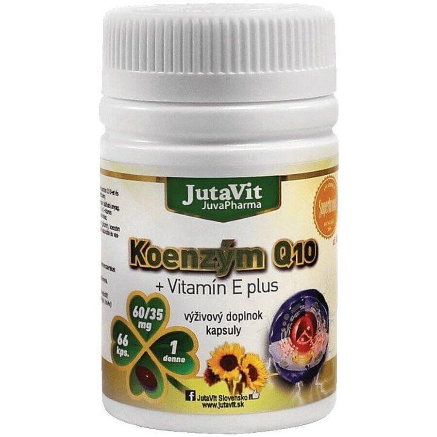Jutavit Co-enzym Q10 + vitamine E plus 66 capsules