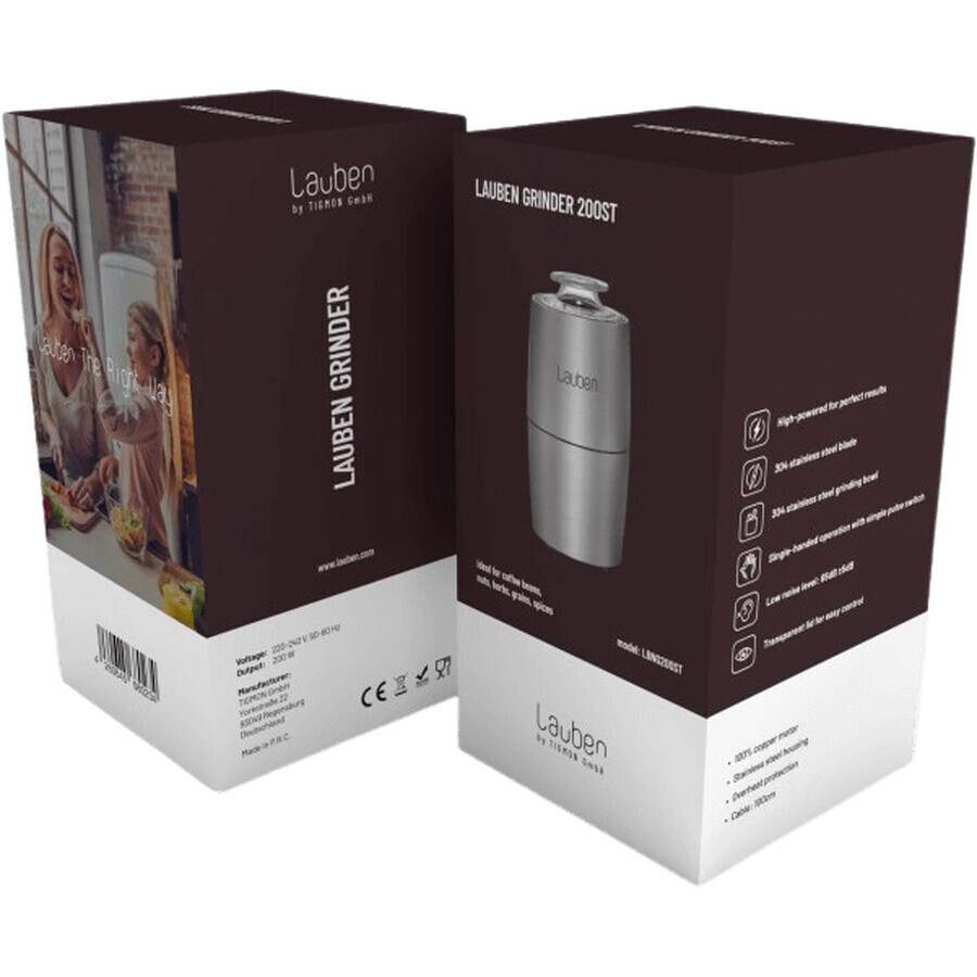 Lauben Grinder 200ST Macinacaffè elettrico
