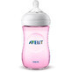 Biber&#243;n natural ultra suave rosa 260ml, SCF034/17, Avent