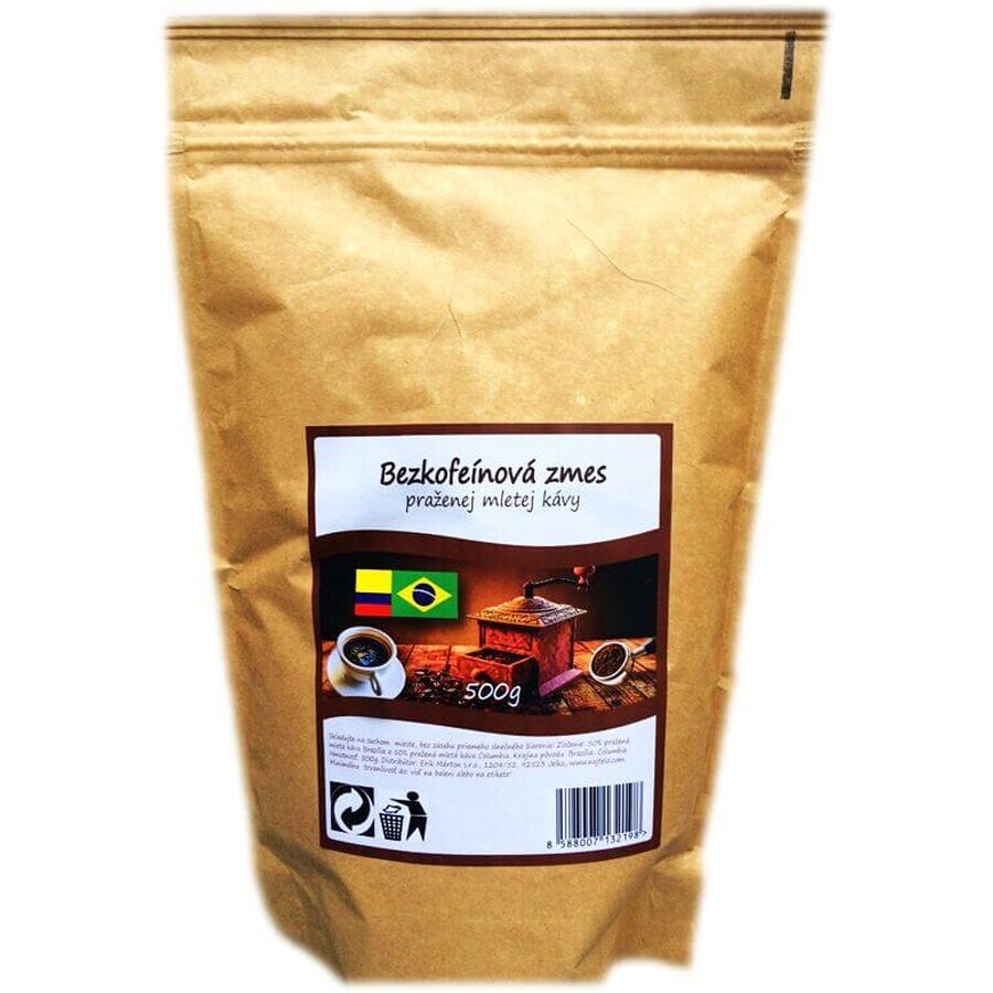 Najtelo Koffeinfrei geröstete Kaffeebohnen 50% Kolumbien 50% Brasilien 500 g