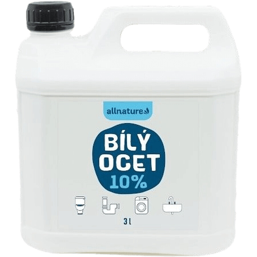 Allnature Weißer Essig 10% 3 Liter