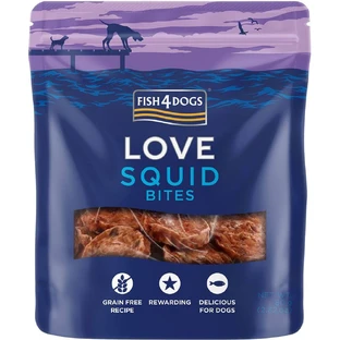 Fish4Dogs Friandises pour chiens à base de calamars 80 g