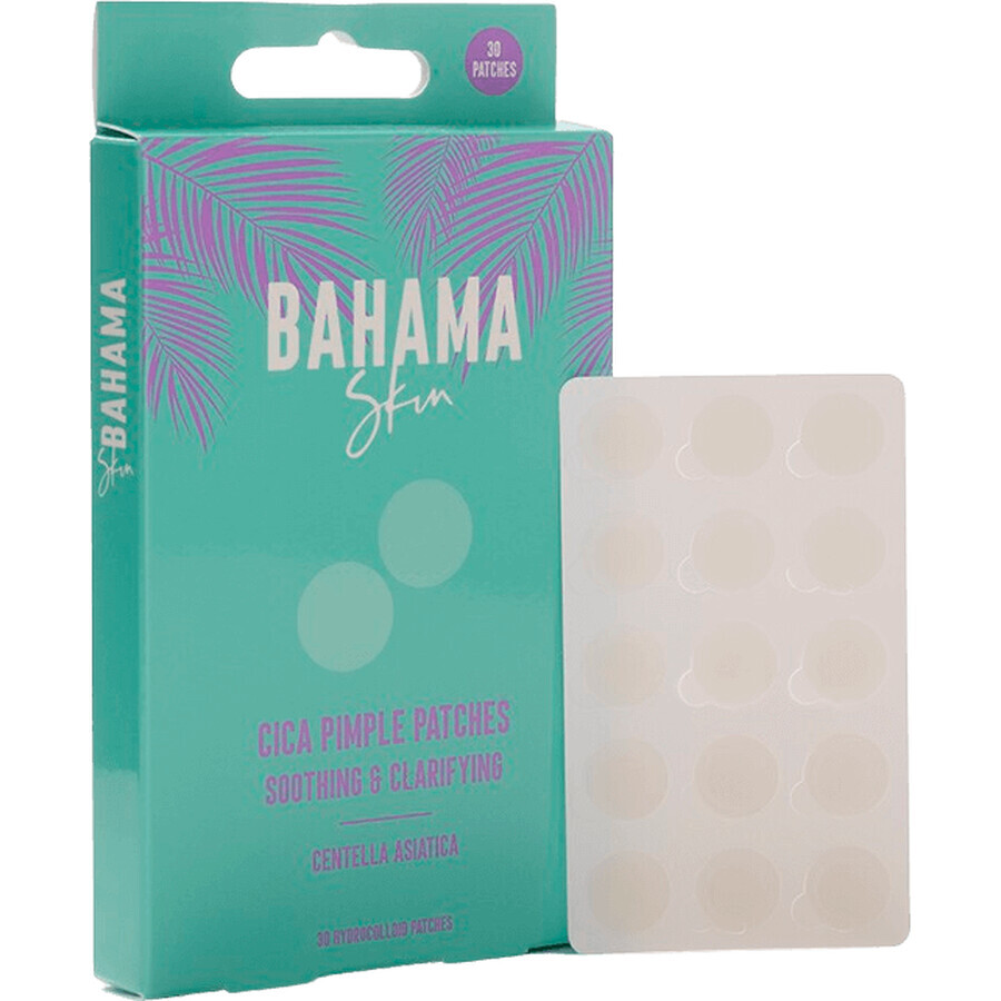Bahama Skin Cica Cica Parches para granos Parches para sarpullidos 30 unidades