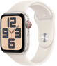 Apple Watch SE GPS + Cellular 44mm Starlight Starlight Aluminum Case with Starlight Sport Band - M/L