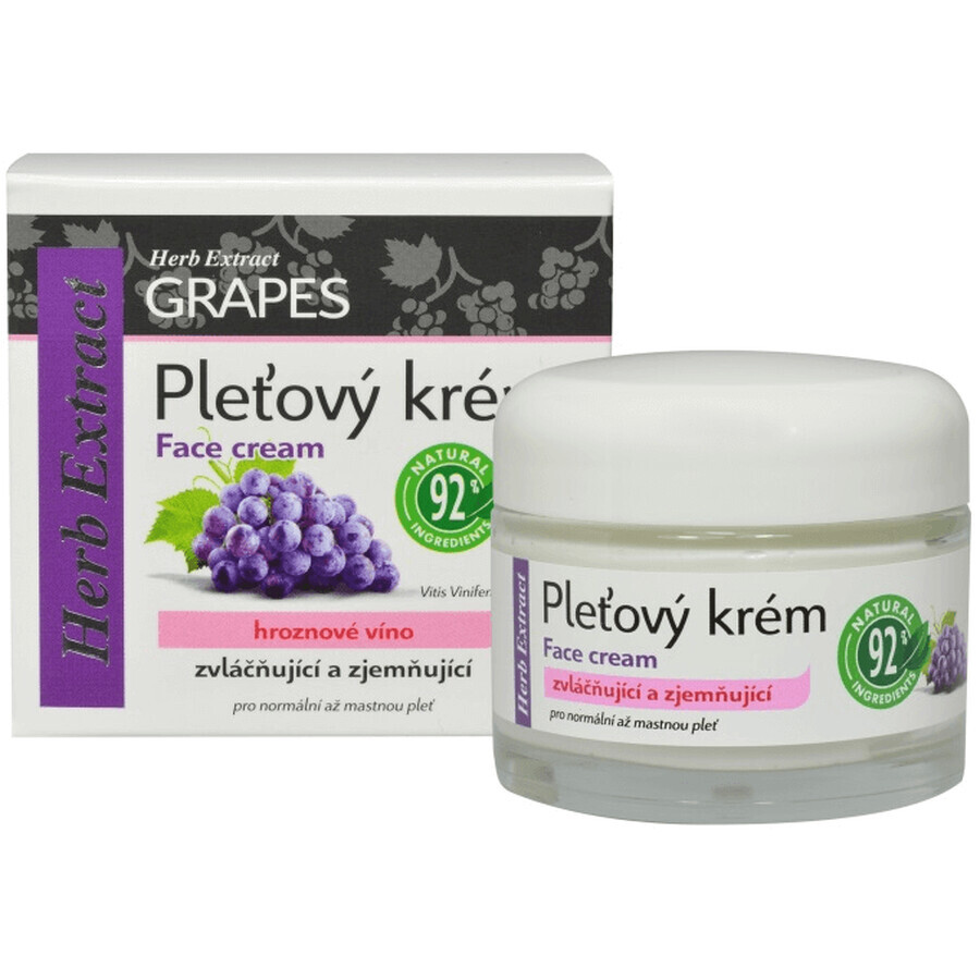 Face cream with herbal extract and grape seed oil 50 ml