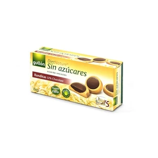 Ronditas dark chocolate biscuits with sweeteners, 186 g, Gullon
