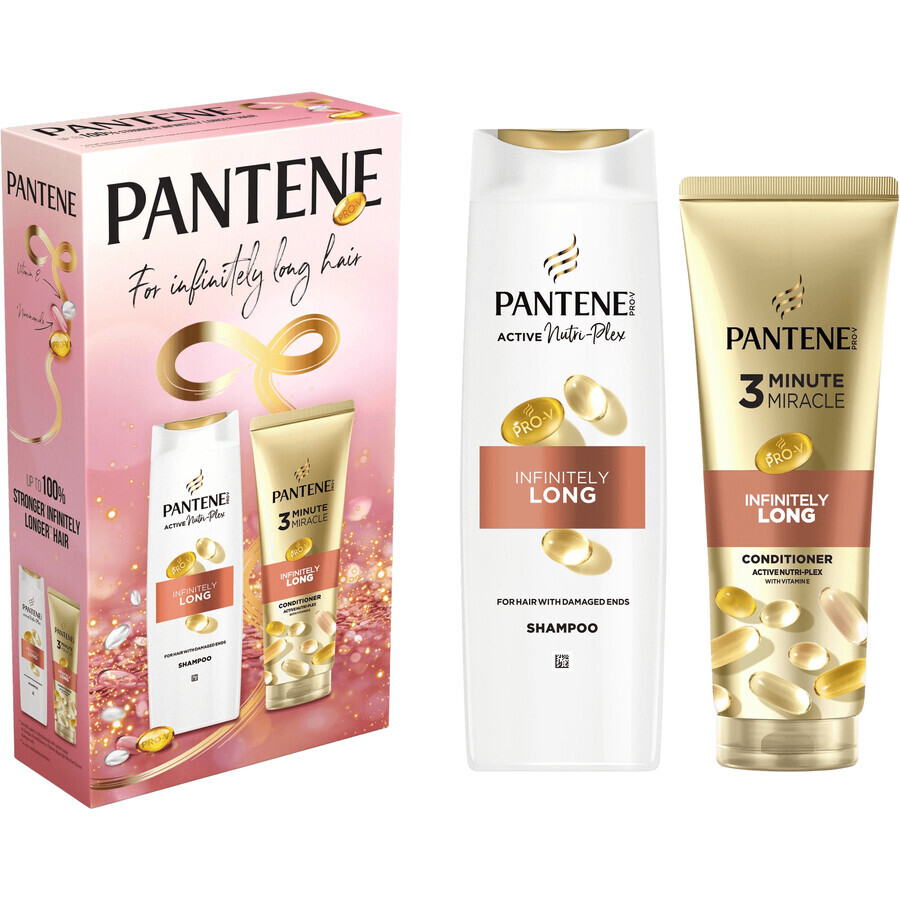 Pantene Pantene Infinitely Long set di prodotti: shampoo 400 ml e siero 220 ml