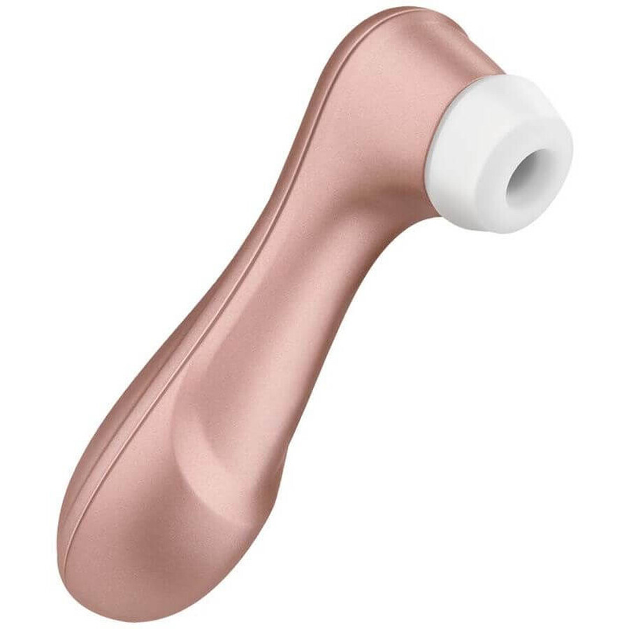 Vibrador Satisfyer dorado y rosa