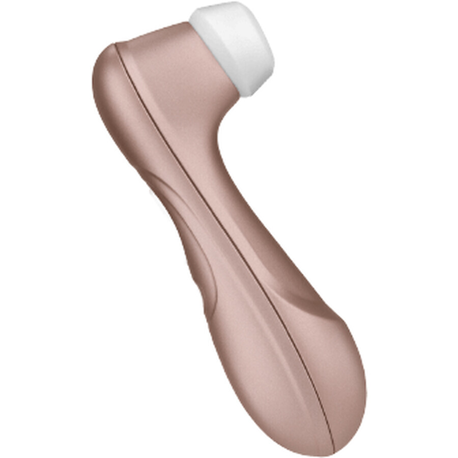 Vibrador Satisfyer dorado y rosa