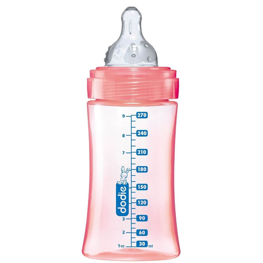 Bottle for anti-colic initiation, Unicorn, 270 ml, 0-6 months, Dodie