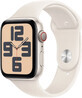 Apple Watch SE (2024) Cellular 40mm, aluminum Star White with Star White Sport Strap M/L