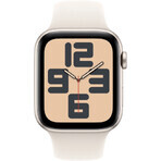 Apple Watch SE (2024) Cellular 40mm, aluminum Star White with Star White Sport Strap M/L