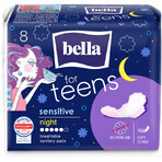 Bella Pentru adolescenți tampoane ultrafine sensibile la noapte 8 buc Bella Pentru adolescenți tampoane ultrafine sensibile la noapte 8 buc