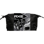 AXE Schwarze Kosmetiktasche für Männer - Deo-Spray + Duschgel + festes Deodorant AXE Schwarze Kosmetiktasche für Männer - Deo-Spray + Duschgel + festes Deodorant