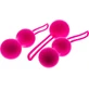 Lady Dreams Venus Ara juego de bolas rosa oscuro 3 piezas