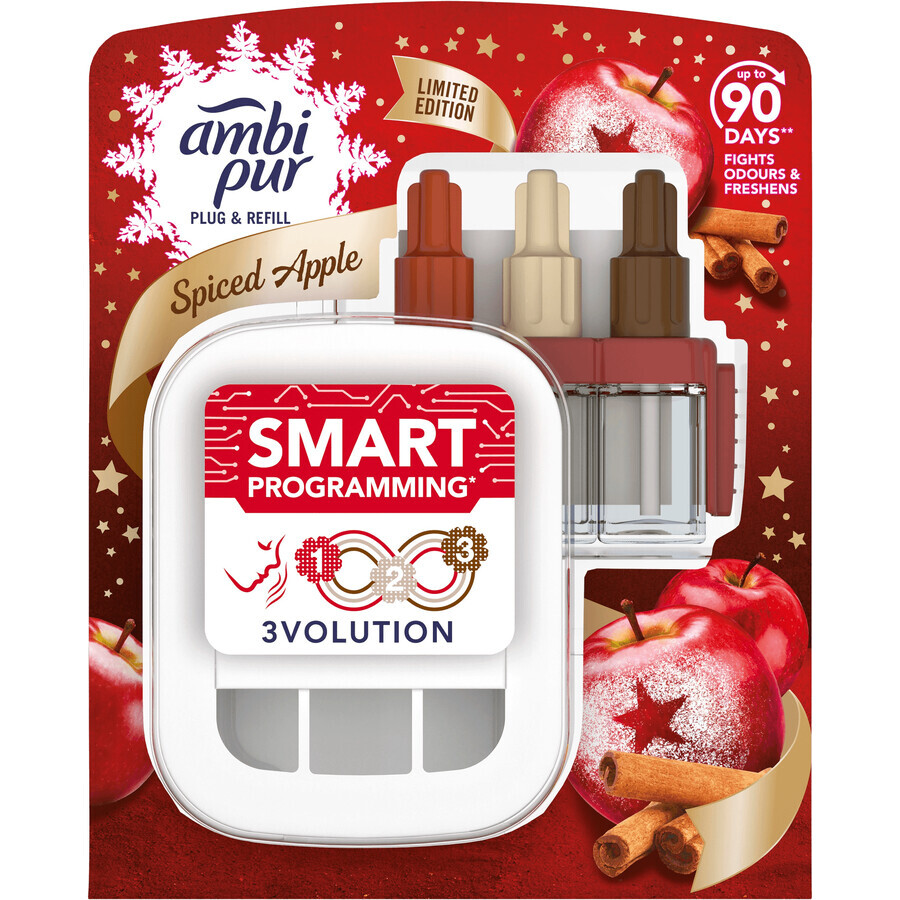 Ambipur 3Volution Odorizant de aer electric cu mere condimentate 20 ml