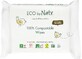 Eco by Naty Sensitive Eco Travel Wet Wipes 20 pcs