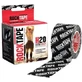 Cinta kinesiológica RockTape H2O, logotipo negro 5 m