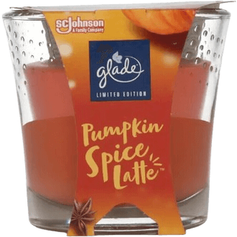 Glade Pumpkin Spice Latte, Vela Perfumada 112 g