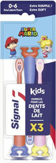 Brosse &#224; dents pour enfants Signal (2-6 ans) ultra souple 3 pcs