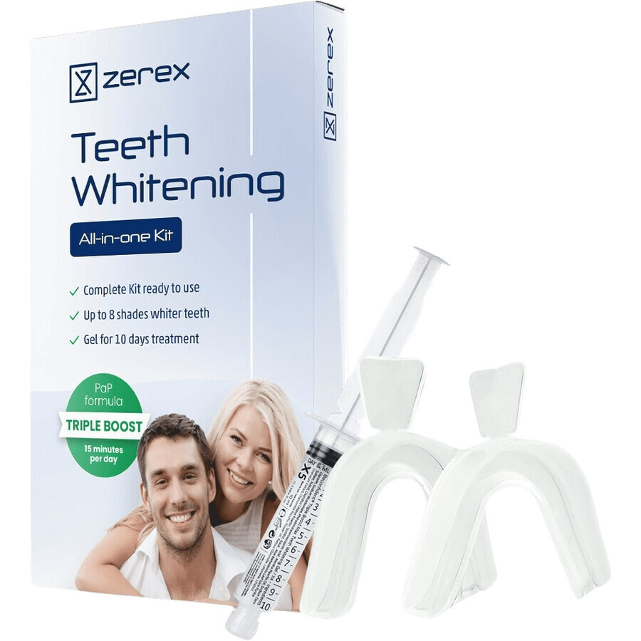 Zerex peroxide-free teeth whitening kit