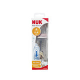 PP bottle with temperature sensor and silicone nipple M First Choice Disney hole, 300 ml, 0-6 months, Nuk