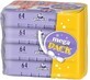 Lingettes humides Panda 4 x 64 pcs