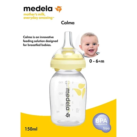 PP-Babyflasche mit Calma-Sauger, 150 ml, Medela