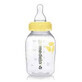 PP feeding bottle with slow flow silicone teat size S, 150 ml, Medela