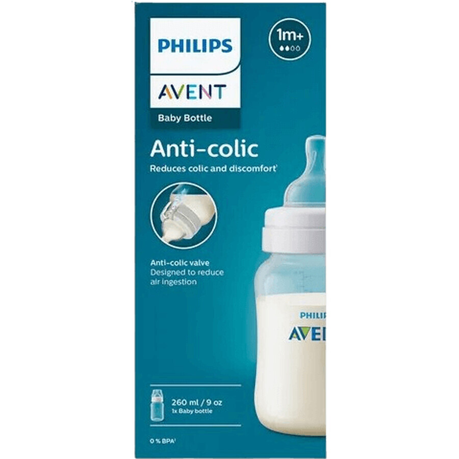 Philips Avent Anti Colic Bottle 1m+, 260 ml Philips Avent Anti Colic Bottle 1m+, 260 ml