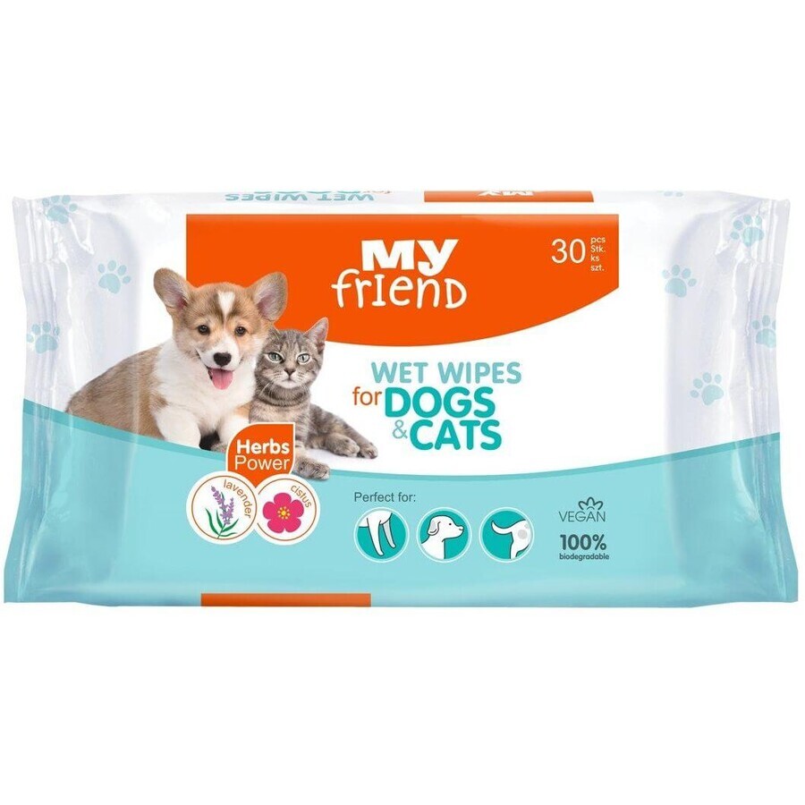 My Friend Wet wipes for dogs and cats 30 pieces