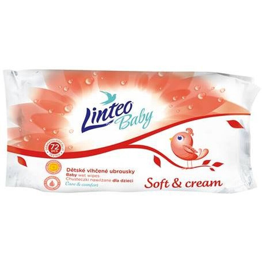 Linteo Baby wet wipes, 1 x 72 pcs