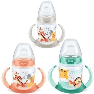 Disney PP Fles met siliconen speen en adapter, 6-18 maanden, 150 ml, 10743348, Nuk