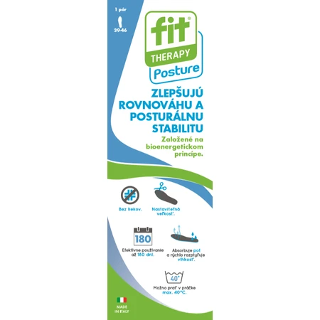 Semelles Fit Therapy Posture pour hommes 39-46 2 x 1 pc