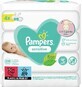 Pampers Lingettes Sensibles, 4 x 52 pcs
