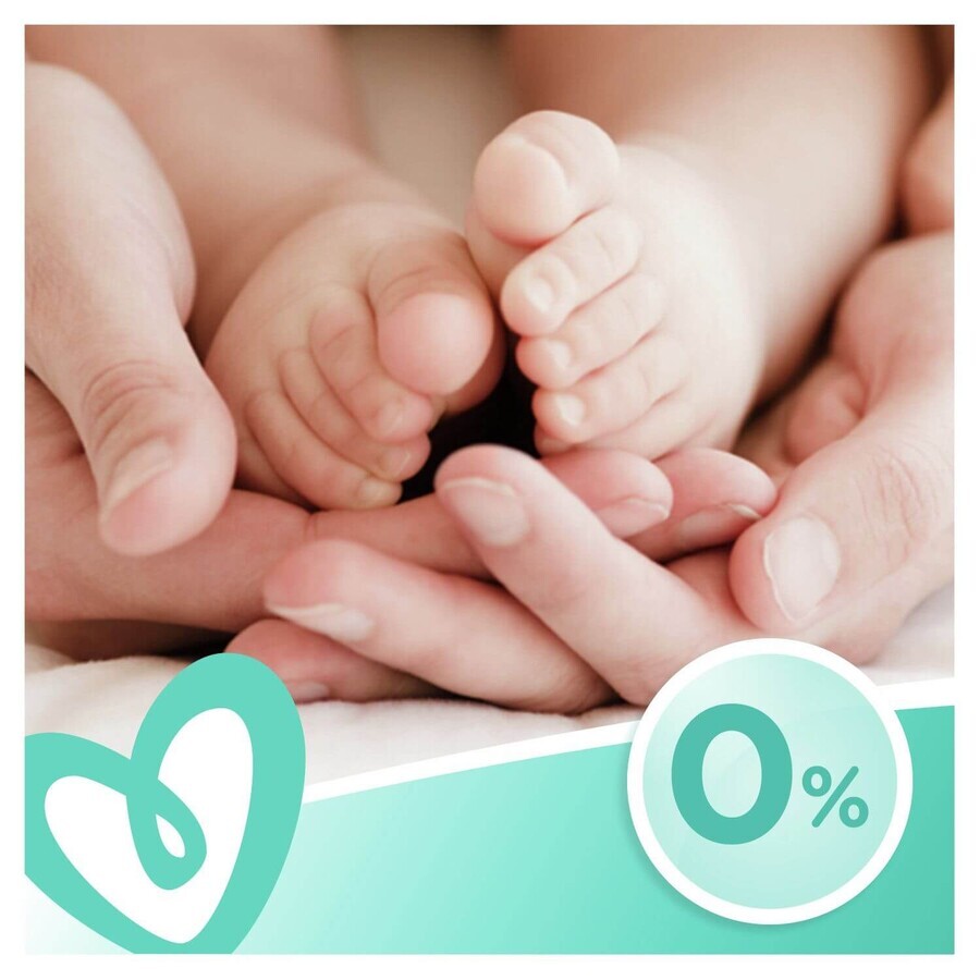 Pampers Doekjes Sensitive, 4 x 52 stuks