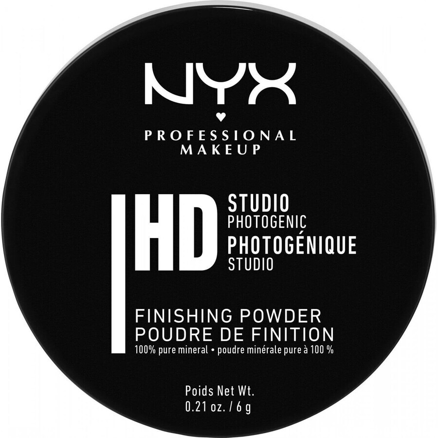 Boutique NYX Professional Makeup Studio Finishing Powder Poudre de finition minérale 6 g NYX Professional Makeup Studio Finishing Powder Poudre de finition minérale 6 g