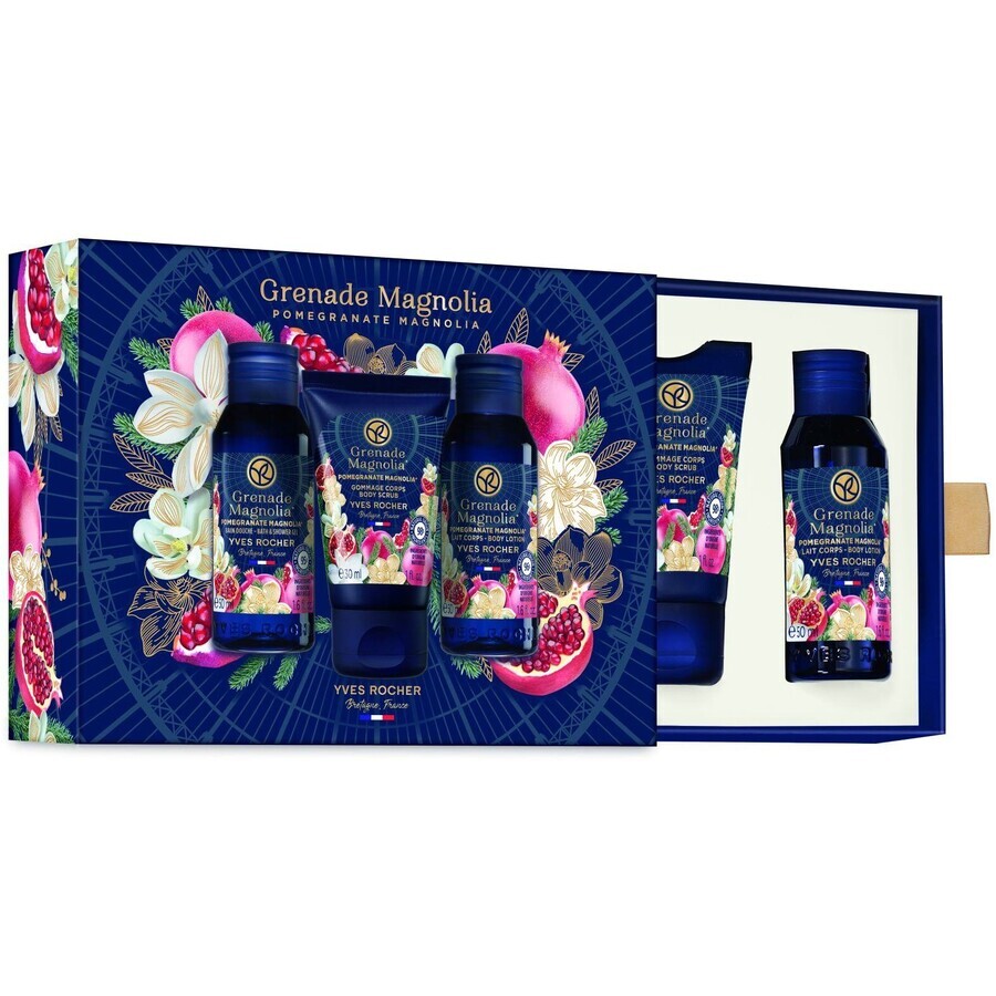 Yves Rocher Pomegranate and magnolia gift set 3 pieces