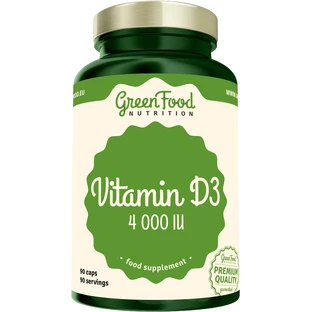 GreenFood Nutrition Vitamine D3 4000IU 90 capsules