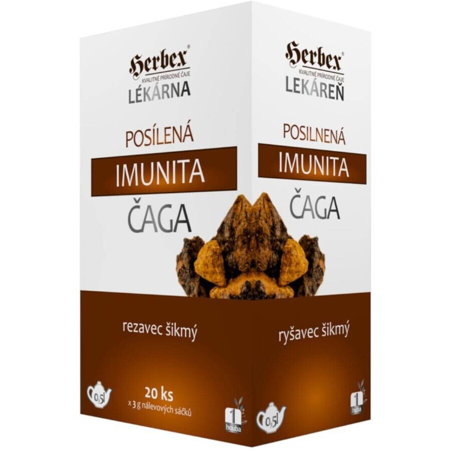 Herbex Immunity Boosted Chaga Tea 20 x 3 g