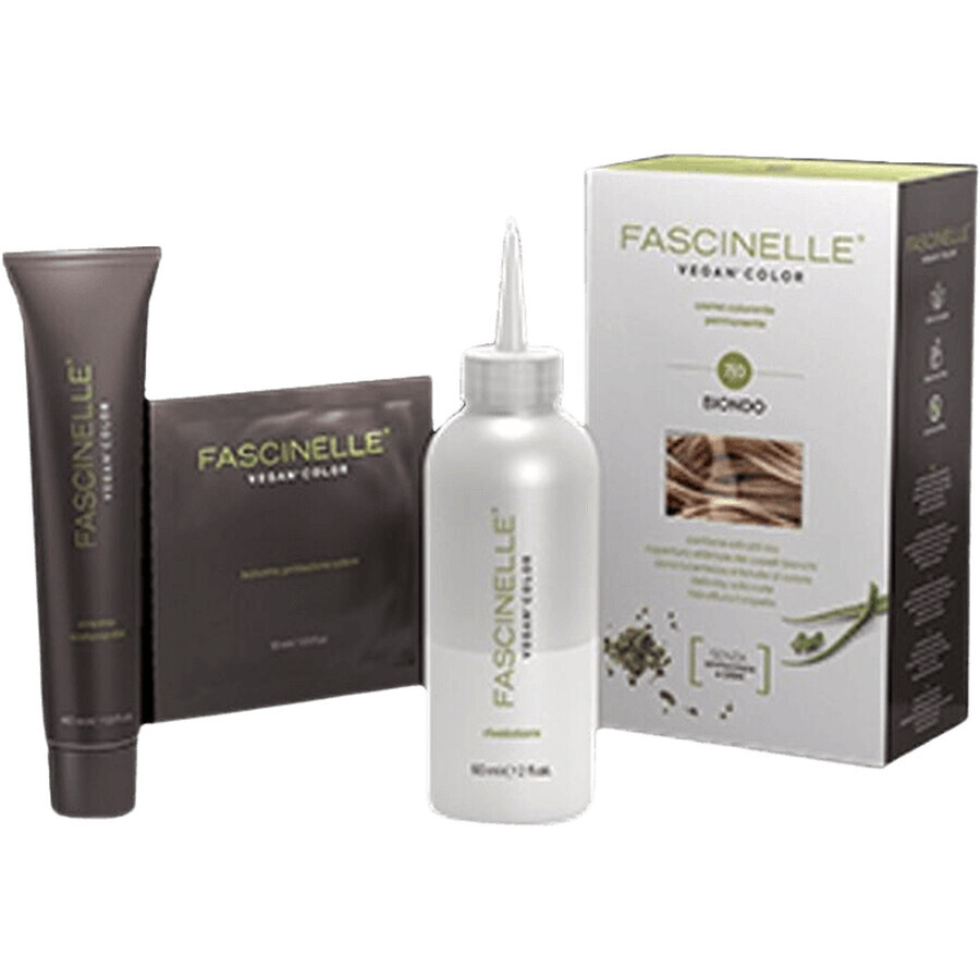 Vitality's Fascinelle Fascinelle Vegan Colour Permanente Crème Haarkleuring - 5/3 Castano Chiaro Dorato, licht goudbruin 110 ml