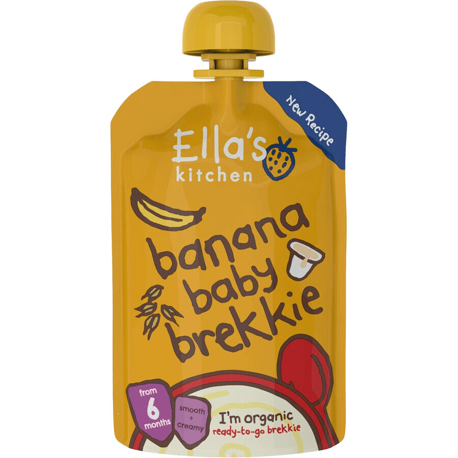 Ella's Kitchen Colazione biologica con banana e yogurt 100 g