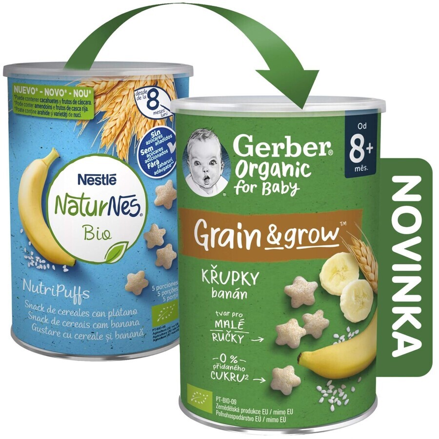 Gerber Organic Banana Crisps 35 g