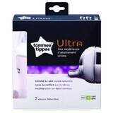 Fles PP Ultra Wit, 42420276, 2x260ml, Tommee Tippee