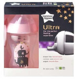 Fles PP Ultra Roze, 42420668, 2x260ml, Tommee Tippee
