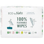 Salviette umidificate non profumate Eco di Naty ECO - risciacquabili - in comoda confezione 3 x 56 pz. Salviette umidificate non profumate Eco di Naty ECO - risciacquabili - in comoda confezione 3 x 56 pz.