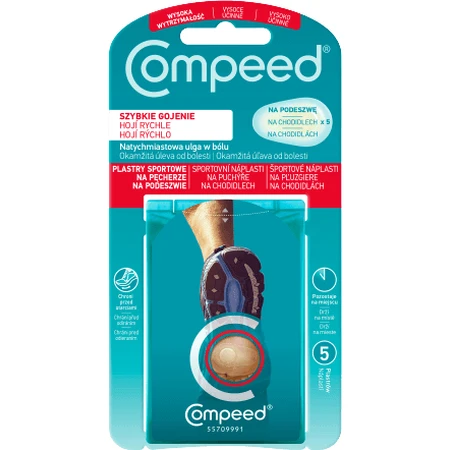 Compeed Parche para ampollas en los pies 5 unidades