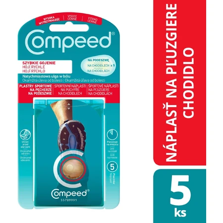 Compeed Parche para ampollas en los pies 5 unidades