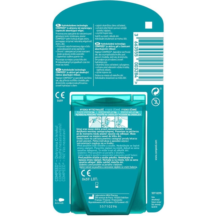 Compeed Cerotto per vesciche del piede 5 pz.