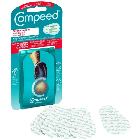Compeed Parche para ampollas en los pies 5 unidades